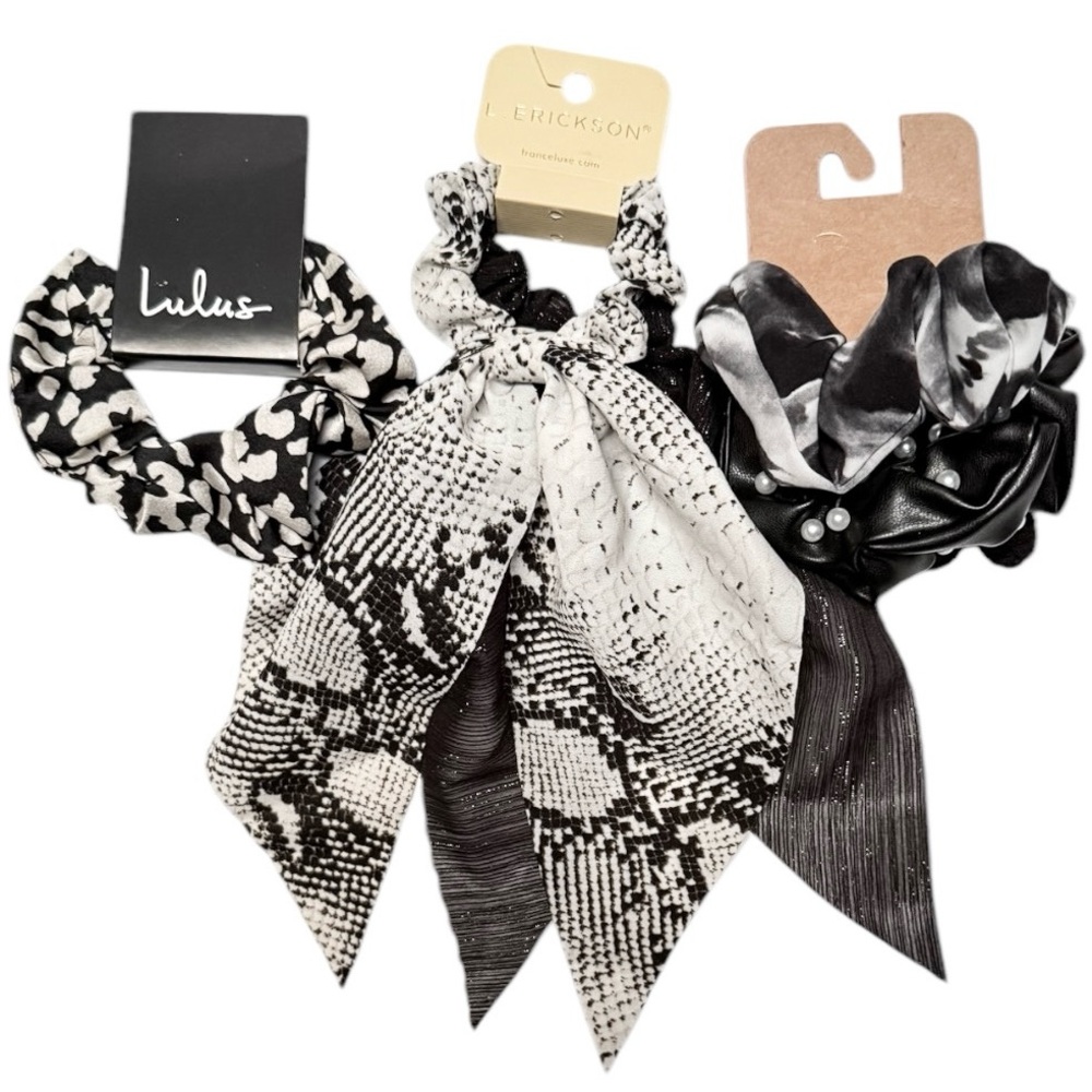 Nordstrom Hair Accessories Bundle Of 3 Scrunchies